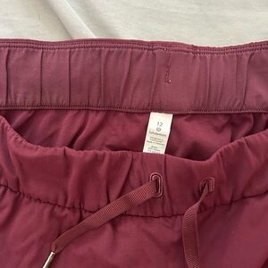 Maroon Lulu Joggers